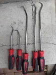 Snap On 5PC Radiator Hose Picks Red Handle Set. Fixed Price $125.00.