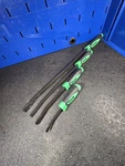 Matco Tools PBSG4C 4-PIECE Green Curved Tip Prybar Set 8'' 12'' 17'' 25". Fixed Price $199.99.