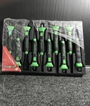 Snap On Tools 10-PIECE Punch And Chisel Set PPCSG710G. Fixed Price $255.28.