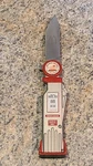 Busted Knuckle Garage Car Guy Gas Pump Folding Pocket Knife (1). Fixed Price $20.00.