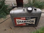 Vintage Service Store Display Champion Spark Plug Tester Cleaner Machine. Fixed Price $200.00.