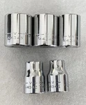 Vtg Set Of Craftsman Point 3/8" Drive Sockets 1/4 5/16 7/16 1/2. Fixed Price $24.90.