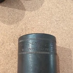 Snap-on Tools New 1/2" Drive 6-POINT Metric 26MM Shallow Impact Socket IMML260. Fixed Price $74.99.