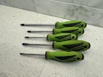 New Matco 5 Pc Top Torque Ii Premium Hi Viz Yellow Green Screwdriver Set. Fixed Price $79.99.