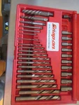 Snap-on EXD35 31-PIECE Screw Extractor / Left-hand Cobalt Drill Bit Set. Fixed Price $237.45.