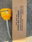 Justrite 11089 43 Bolt-on Funnel W/ Galvanized 14" Hose. Fixed Price $39.99.