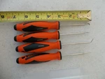 New MATCO4 Pc Orange Hook & Pick Set W/storage Case ( HP4OC ). Fixed Price $76.99.