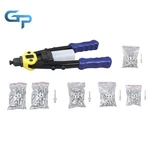 1/4 Pop Gun Kit With 210PCS Blind Rivets 13" Hand Riveter Tool Blue. Fixed Price $30.72.