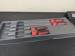 #BM414 Snap-on Tools 4PC Orange Soft Grip Long Heavy Duty Pick Set SGLASH1204BO. Fixed Price $129.95.