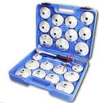 23 Pc 1/2" Dr Aluminum Alloy Cup Type Oil Filter Cap Wrench Socket Removal Set. Fixed Price $52.99.