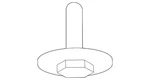 Genuine Ford Splash Guard Kit Retainer Nut W717086-S439. Fixed Price $10.44.