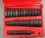 Snap On A257 28 Piece Heavy Duty Bushing Driver Set 1-5/16 To 2-15/16, PB27 Case. Fixed Price $499.99.