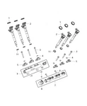 Genuine Mopar Fuel Injector 68211302AA 3.0 Eco Diesel Jeep Ram. Fixed Price $150.00.