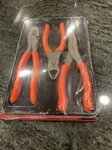 Snap On PL300CFO Piece Pliers Cutters Set Orange Sealed. Fixed Price $174.95.
