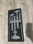 Snap-on Tools 3PC Hammer Deadblow Storage Foam In Gray FMHBBD04B. Fixed Price $75.00.