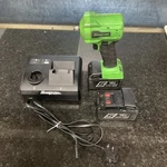 Snap On CT9038G 3/8 Impact Wrench With 2 Batts & Charger G4P000595. Fixed Price $399.99.