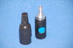 Prevost Safety Air Coupler, 3/8" Hose Barb, Blue Button And Boot. Fixed Price $20.06.