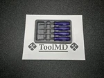 Snap-on Tools Usa Nos 4PC Dark Purple Mini Hard Handle Pick / Awl Set ASA204BDP. Fixed Price $199.95.
