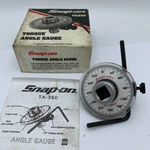 Snap-on #TA360 Torque Angle Gauge 1/2" Drive Good Used Condition Original Box. Fixed Price $77.00.