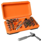 42PCS Precision Ratchet Screwdriver Set Repair Tool Kit Torque Wrench Sockets. Fixed Price $14.99.