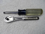 Craftsman 1/4" Drive Spinner Handle 6" Usa -h- Ratchet Set Pn 43372/44807. Fixed Price $67.94.