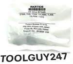 Snap On RKRT936 1/4" Drive Tooth Ratchet Repair Kit Parts TL936 TF936. Fixed Price $20.95.