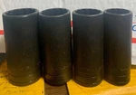 Snap-on 4 Pc Deep Non-impact Sockets 12 Point Sae Gs Series Black Oxide Finish. Fixed Price $100.00.