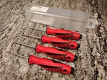 Matco Tools 4 Piece Mini Hook And Pick Set - Red. Fixed Price $79.99.