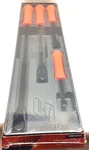 New Snap-on Orange 12" 18" 24" Long Striking Prybar Set SPBS704AO. Fixed Price $257.99.