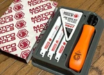 Matco Tools Usa Jab Hand Mini Saw Kit Blades Holder Set Lot Orange Case. Fixed Price $95.00.