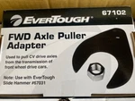 Evertough 67102 Fwd Cv Axle Puller Adapter Tool Remover For Slide Hammer 27058. Fixed Price $23.99.
