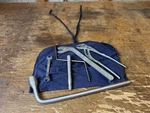 Mercedes Benz Convertible CLK430 Emergency Tool Kit Roll Spare Tire Wrench. Fixed Price $62.00.