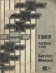 Chevrolet 1989 Astro Van Original Gm Factory Service Manual ST-372-89. Fixed Price $24.99.