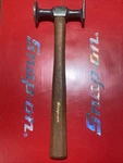 Snap On BF610B Wood Handle Serrated Face Auto Body Shrinking Hammer Very Nice. Fixed Price $95.00.
