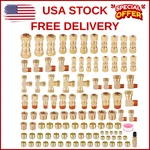119PCS Dot Air Brake Line Fittings,brass Compression Nylon Tubing. Fixed Price $138.99.