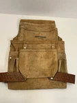 Craftsman 37722, 6 Pocket Extra-large Leather Nail /tool Bag, Pouch. Fixed Price $24.95.