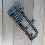 Snap-on 6 Point Metric Drive Shallow Socket Set Silver Steel (12-PIECE) W/ Rail. Fixed Price $109.99.