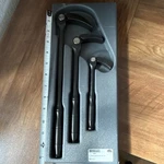 Mac Tools PB3S 3-PIECE Steel Pry Bar Set Black With Storage Tray. Fixed Price $229.99.