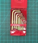 Snap On Tools AWM110DHK Piece Metric Hex Key Set 2MM-12MM Allen W/ Metal Case. Fixed Price $75.00.
