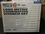 Matco SMCLM122K Pc. Long Combination Wrench Set Metric 8 -19MM New. Fixed Price $245.00.