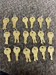 Set Of Two Potter WS93 Cabinet Key. Fixed Price $7.50.