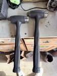 Snap-on HBBD32 HBBD40 Dead Blow Hammer Lot Usa 32OZ 40OZ Soft Face Grey Titanium. Fixed Price $220.00.
